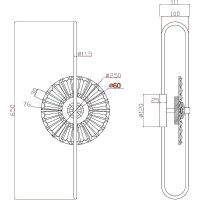Товар: Настенный светильник Artelamp Almaaz A2563AP-1PB Прозрачный Полированная медь - фото 4 Настенный светильник Artelamp Almaaz A2563AP-1PB Прозрачный Полированная медь — фото 4, Светильники