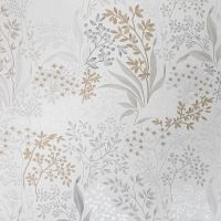 Обои Alessandro Allori Rebecca 15008-1 Винил на флизелине (1,06*10,05) Белый/Бежевый/Серый, Цветы — фото 1, Обои для стен