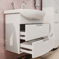 Товар: Тумба под раковину Volna Adel 70.2Y tpADEL70.2Y-01 подвесная Белая - фото 3 Тумба под раковину Volna Adel 70.2Y tpADEL70.2Y-01 подвесная Белая — фото 3, Тумбы под раковину