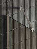 Душевая перегородка Maybah Glass MGD-727-5ш 790x1950 в широком профиле Хром матовый стекло бронзовое — фото 7, Душевые перегородки