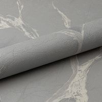 Обои Fipar Gold R 23633 Винил на флизелине (1,06*10,05) Серый/Серебряный/Белый, Мрамор — фото 2, Обои для стен