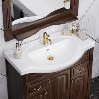 Товар: Тумба под раковину Opadiris Риспекто 85 00-00006705 Орех антикварный - фото 3 Тумба под раковину Opadiris Риспекто 85 00-00006705 Орех антикварный — фото 3, Мебель для ванной