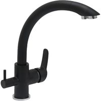 Смеситель для кухни Seaman Barcelone SSL-5382-NM Черный — фото 1, Смесители для кухни