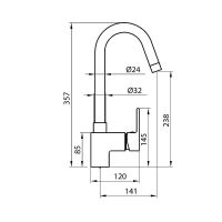 Товар: Смеситель для кухни Koller Pool Round Arc RA0500 Хром - фото 2 Смеситель для кухни Koller Pool Round Arc RA0500 Хром — фото 2, Смесители