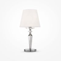Настольная лампа Maytoni Neoclassic Beira MOD064TL-01N Белая Никель Прозрачная — фото 3, Настольные лампы