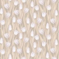 Обои Milassa Swan SW1 002/4 Флизелин (1*10,05) Коричневый, Цветы — фото 1, Обои для стен