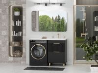 Товар: Тумба с раковиной Brevita Enfida 120 R УТ000016093 Черная матовая - фото 5 Тумба с раковиной Brevita Enfida 120 R УТ000016093 Черная матовая — фото 5, Мебель для ванной