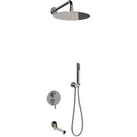 Душевая система RGW Shower Panels SP-55 51140855-01 Хром — фото 1, Встраиваемые душевые комплекты