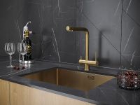 Смеситель для кухни Paulmark Skalen Sk213020-BG Брашированное золото — фото 2, Смесители для кухни