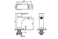 Товар: Смеситель для биде Excellent Keria AREX.2003CR Хром - фото 5 Смеситель для биде Excellent Keria AREX.2003CR Хром — фото 5, Смесители