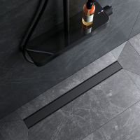 Душевой лоток AM.PM PrimeFlow 80 W02SC-U11-080-04BM с Черной матовой решеткой / под плитку Tile — фото 16, Душевые лотки