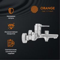 Товар: Смеситель для ванны Orange Aristo T19-100cr Хром - фото 8 Смеситель для ванны Orange Aristo T19-100cr Хром — фото 8, Смесители