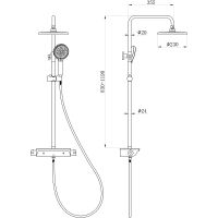 Товар: Душевая система beWash BV1TMSS6676 с термостатом Черная матовая - фото 5 Душевая система beWash BV1TMSS6676 с термостатом Черная матовая — фото 5, Душевое оборудование. Душевая программа
