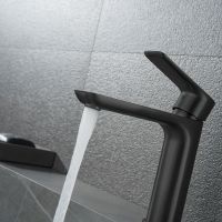 Товар: Смеситель для раковины Black&White Universe UK8302B 8302BUK Черный матовый - фото 5 Смеситель для раковины Black&White Universe UK8302B 8302BUK Черный матовый — фото 5, Смесители