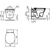 Товар: Комплект унитаза с инсталляцией Ideal Standard Connect Air PR212101 с сиденьем Микролифт и клавишей смыва Хром - фото 13 Комплект унитаза с инсталляцией Ideal Standard Connect Air PR212101 с сиденьем Микролифт и клавишей смыва Хром — фото 13, Унитазы