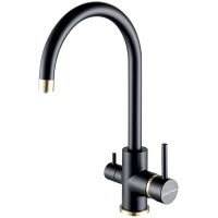 Смеситель для кухни Paulmark Essen Es213211-401BR Антрацит Бронза — фото 1, Смесители для кухни