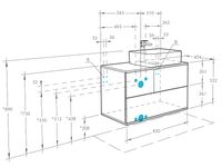 Товар: Тумба под раковину Aquaton Терра 85 1A247201TEKA0 подвесная Дуб кантри Антрацит - фото 11 Тумба под раковину Aquaton Терра 85 1A247201TEKA0 подвесная Дуб кантри Антрацит — фото 11, Мебель для ванной