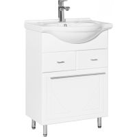 Тумба под раковину Style Line Лана 60 СС-00002253 Белая — фото 1, Тумбы под раковину