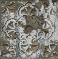 Керамическая плитка Aparici Aged Dark Ornato настенная 20х20 см — фото 1, Керамическая плитка