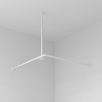 Карниз для ванны WasserKRAFT Kammel 90x90 SC-839090 Белый — фото 4, Карнизы для ванной