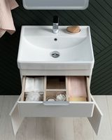 Товар: Тумба под раковину Aquanet Ирис new 60 310148 подвесная Белая глянцевая - фото 11 Тумба под раковину Aquanet Ирис new 60 310148 подвесная Белая глянцевая — фото 11, Мебель для ванной