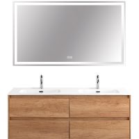 Тумба под раковину BelBagno Kraft 140 KRAFT-1400-4C-SO-2-RNN подвесная Rovere Nebrasca Nature — фото 12, Тумбы под раковину