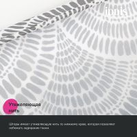 Товар: Штора для ванны Iddis Base 180х200 BW01P18i11 Белая Серая - фото 8 Штора для ванны Iddis Base 180х200 BW01P18i11 Белая Серая — фото 8, Аксессуары для туалета