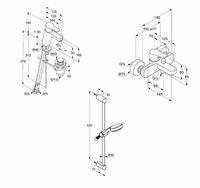 Товар: Комплект смесителей Kludi Pure Easy 376850565 Хром - фото 6 Комплект смесителей Kludi Pure Easy 376850565 Хром — фото 6, Смесители