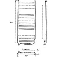 Товар: Электрический полотенцесушитель Laris Астор ЧКЧ12 350х900 R 73207665 Черный муар - фото 7 Электрический полотенцесушитель Laris Астор ЧКЧ12 350х900 R 73207665 Черный муар — фото 7, Электрические полотенцесушители