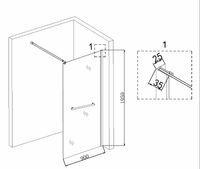 Товар: Душевая перегородка Niagara Nova 90 NG-641-90GOLD профиль Холодное золото стекло прозрачное - фото 5 Душевая перегородка Niagara Nova 90 NG-641-90GOLD профиль Холодное золото стекло прозрачное — фото 5, Душевые перегородки
