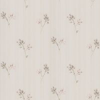 Обои Zambaiti Parati Satin Flowers IV Z66865 Винил на флизелине (0,53*10,05) Бежевый/Зеленый/Розовый, Цветы/Полоса — фото 1, Обои для стен