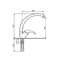 Товар: Смеситель для кухни Ulgran Quartz UQ-007-09 Асфальт - фото 2 Смеситель для кухни Ulgran Quartz UQ-007-09 Асфальт — фото 2, Смесители