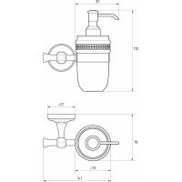 Товар: Дозатор для жидкого мыла Migliore Dubai 31125 Белый Хром - фото 3 Дозатор для жидкого мыла Migliore Dubai 31125 Белый Хром — фото 3, Дозаторы