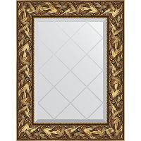 Зеркало Evoform Exclusive-G 76х59 BY 4027 с гравировкой в багетной раме - Византия золото 99 мм — фото 1, Мебель для ванной