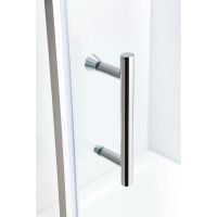 Душевой уголок Black&White Stellar Wind S108 90х120 1089012 профиль Серебристый хром стекло прозрачное — фото 2, Душевые уголки