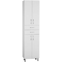 Шкаф пенал Style Line Эко Стандарт 48 Белый — фото 1, Пеналы для ванной комнаты