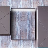 Товар: Зеркальный шкаф Бриклаер Кристалл 56 4627125414589 с подсветкой Ясень Анкор темный - фото 2 Зеркальный шкаф Бриклаер Кристалл 56 4627125414589 с подсветкой Ясень Анкор темный — фото 2, Мебель для ванной