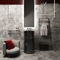 Товар: Раковина Kerasan Artwork Barrel 45 4742K31 Черная матовая - фото 4 Раковина Kerasan Artwork Barrel 45 4742K31 Черная матовая — фото 4, Раковины