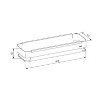 Товар: Полка корзина Iddis SHE13SBi44 Черный - фото 3 Полка корзина Iddis SHE13SBi44 Черный — фото 3, Полки для ванной и душа