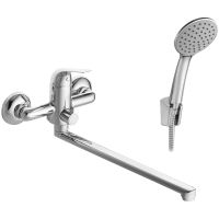 Смеситель для ванны Santek Нико WH5A12005C001 универсальный Хром — фото 1, Смеситель для ванны