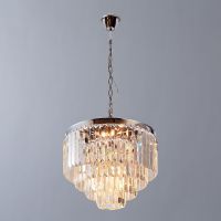 Товар: Люстра Divinare Nova 3001/02 LM-9 Прозрачная Хром - фото 2 Люстра Divinare Nova 3001/02 LM-9 Прозрачная Хром — фото 2, Люстры