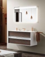 Тумба под раковину Clarberg Evolution 100 EV0110CD подвесная Крафт темный — фото 4, Тумбы под раковину