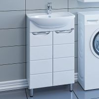 Товар: Тумба под раковину СанТа Родос 50 N 206021 Белая - фото 4 Тумба под раковину СанТа Родос 50 N 206021 Белая — фото 4, Тумбы под раковину