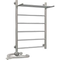 Электрический полотенцесушитель Aquanerzh Прямая 00-90A8050_L с полкой Хром — фото 1, Электрические полотенцесушители