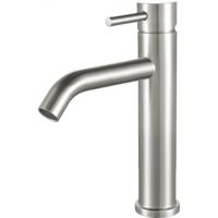 Смеситель для раковины Aquanet Steel AF210-10S Сатин — фото 1, Смесители для раковины