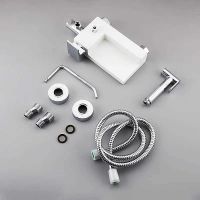 Гигиенический душ со смесителем Gappo Gyron Хром Белый арт-G7296 — фото 10, Гигиенические души