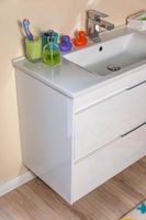 Тумба под раковину Aquanet Тулон 100 183396 подвесная Белая — фото 4, Тумбы под раковину