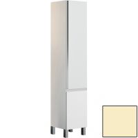 Шкаф пенал SanVit Авеню-3 32 pavenu3 в цвете Ral с бельевой корзиной Желтый глянец — фото 1, Пеналы для ванной комнаты