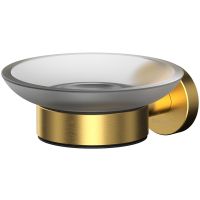 Мыльница Whitecross Ergo gold brushed ER2220GLB Брашированное золото — фото 1, Мыльницы