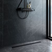 Душевой лоток AM.PM MasterFlow 80 W01SC-U11-080-04BM с Черной матовой решеткой / под плитку Tile — фото 16, Душевые лотки